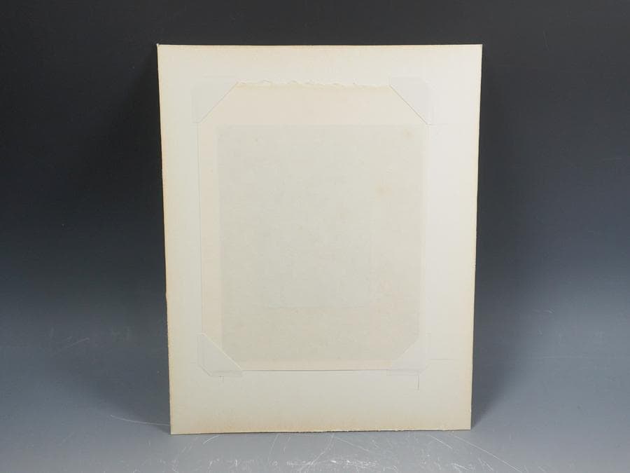 北岡文雄 カポレットの退却 木版画 18/75 1966年