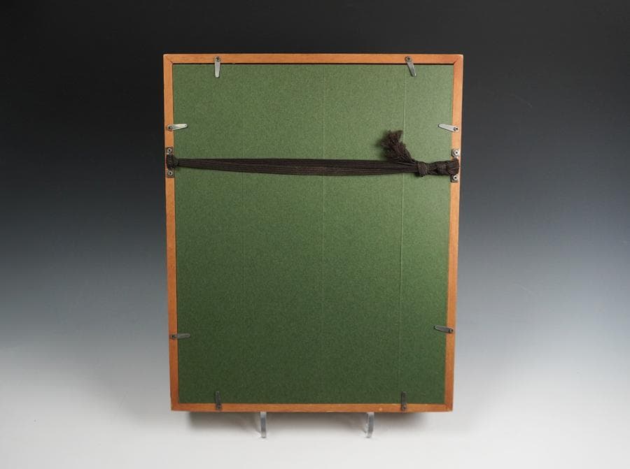 北岡文雄 カポレットの退却 木版画 18/75 1966年