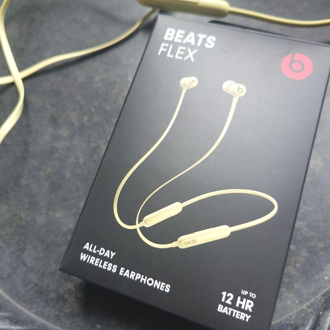 Beats Flex ワイヤレスイヤフォン イエロー ほぼ未使用 保証内