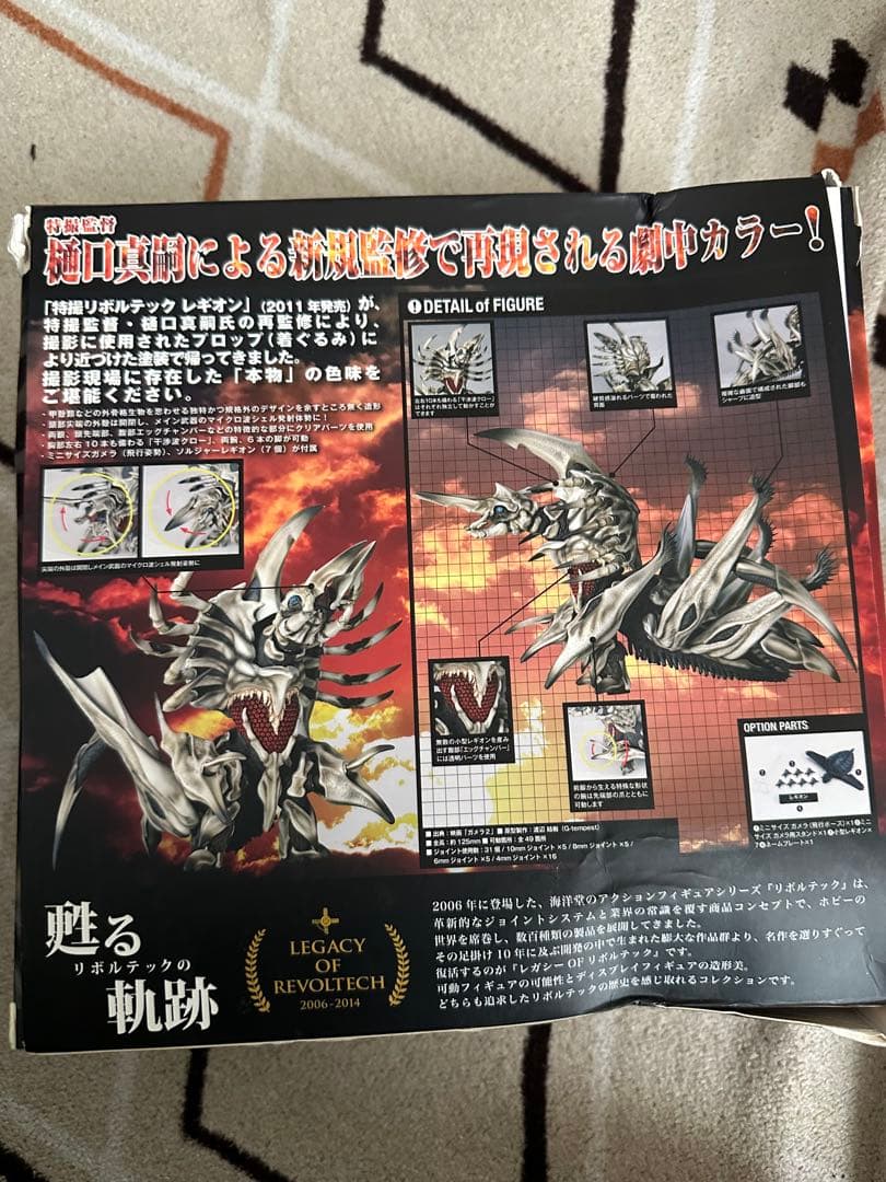 特撮リボルテック　レギオン　箱痛み大