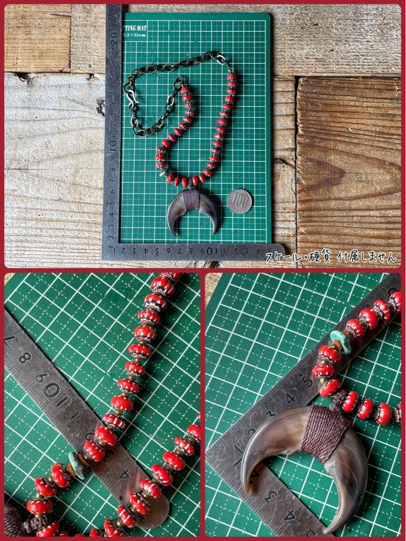 ネックレス・ペンダント Bear's two-claw necklace