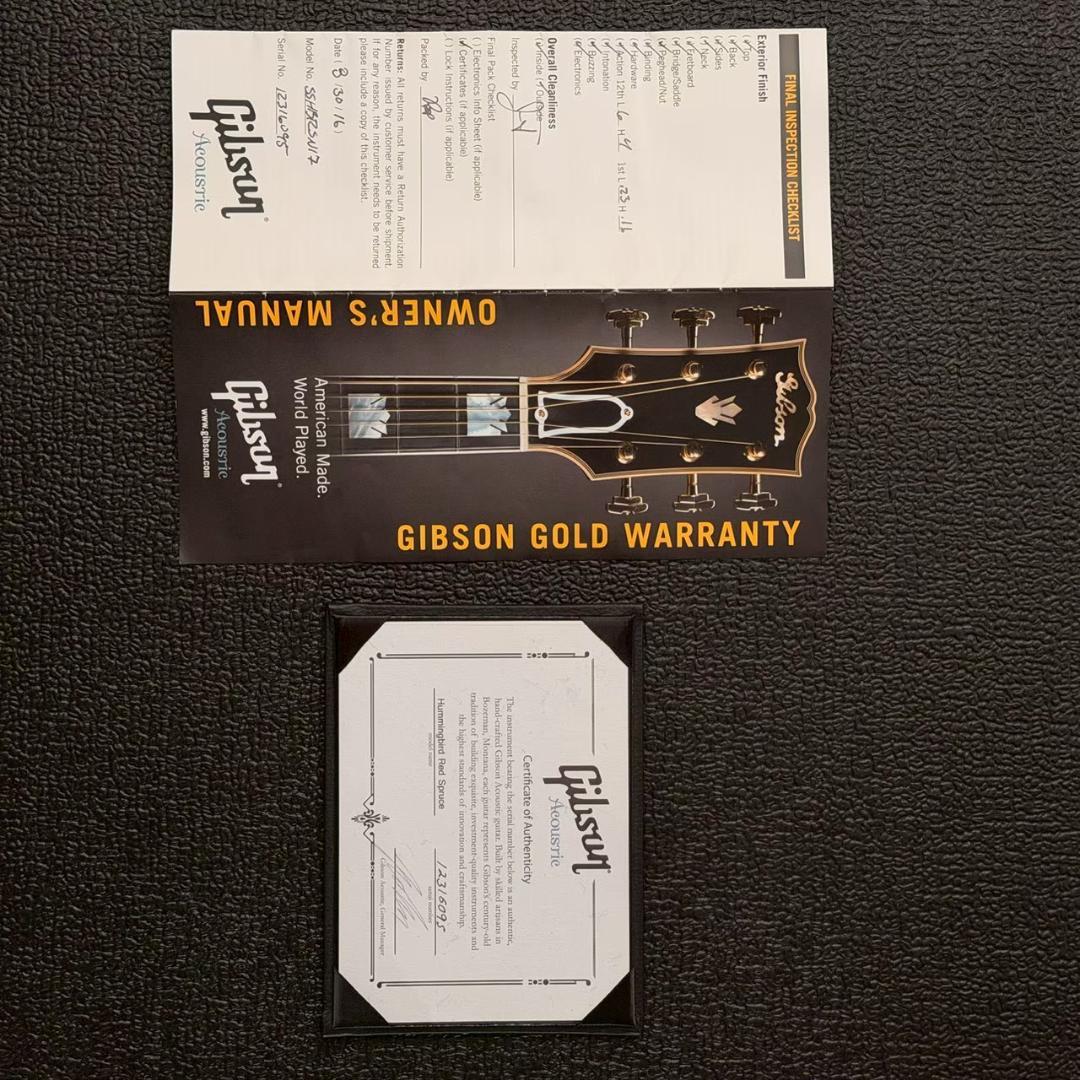 【世界限定50本・現物確認可】Gibson ハミングバード レッドスプルース