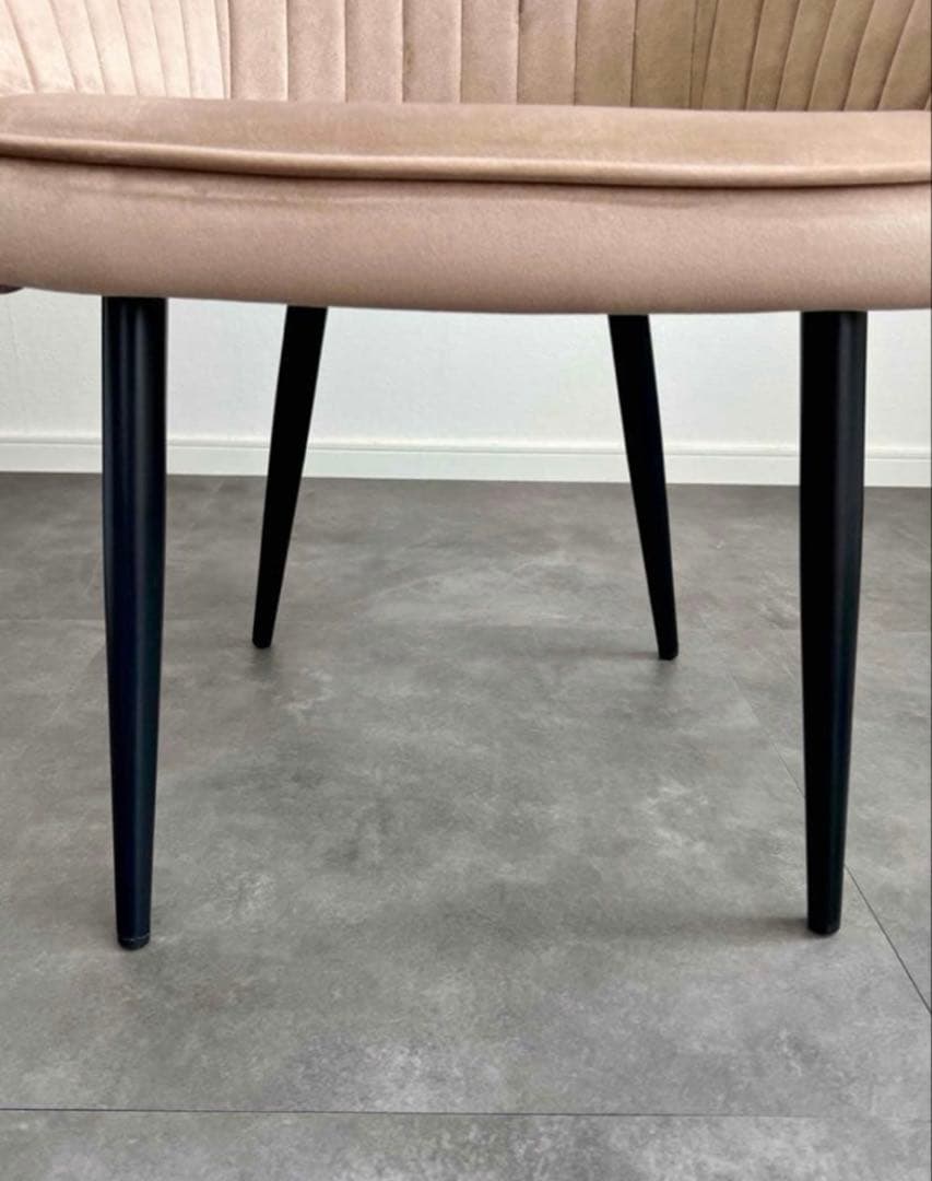 大人気韓国家具【美品】アームチェア モダン ダークベージュ 激安