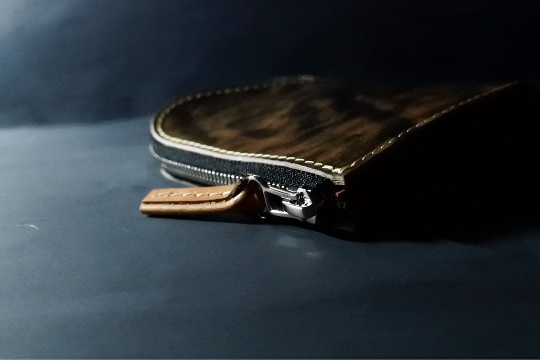 [オリジナル]J2 Zipper Wallet マーブル　コンパクト財布