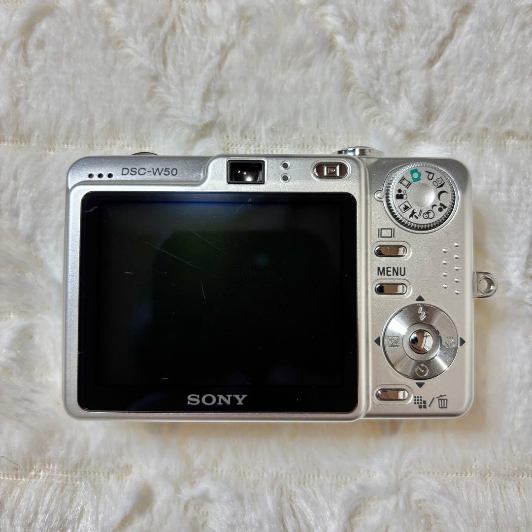 美品 SONY Cyber-shot DSC-W50 シルバー