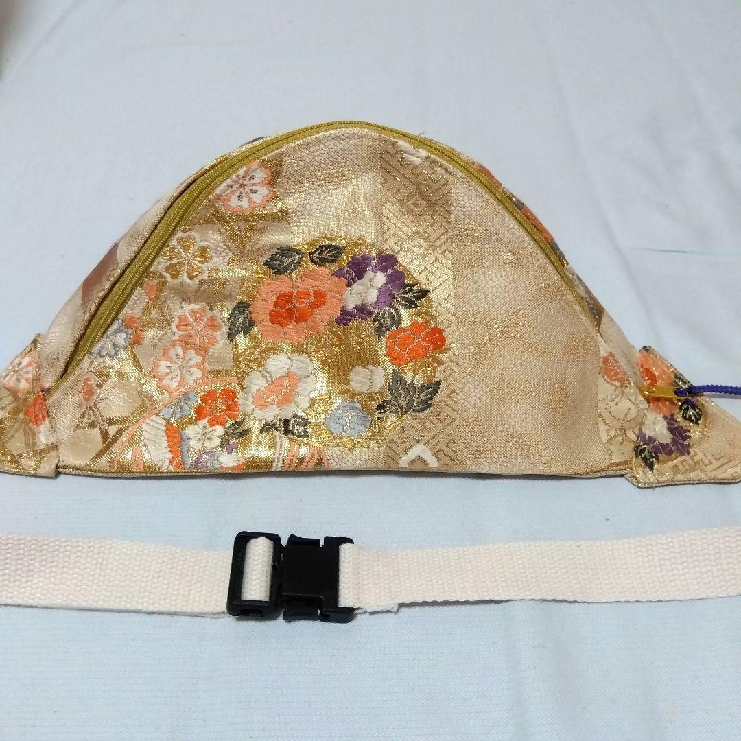 帯リメイク　リュック＆ウエストポーチ