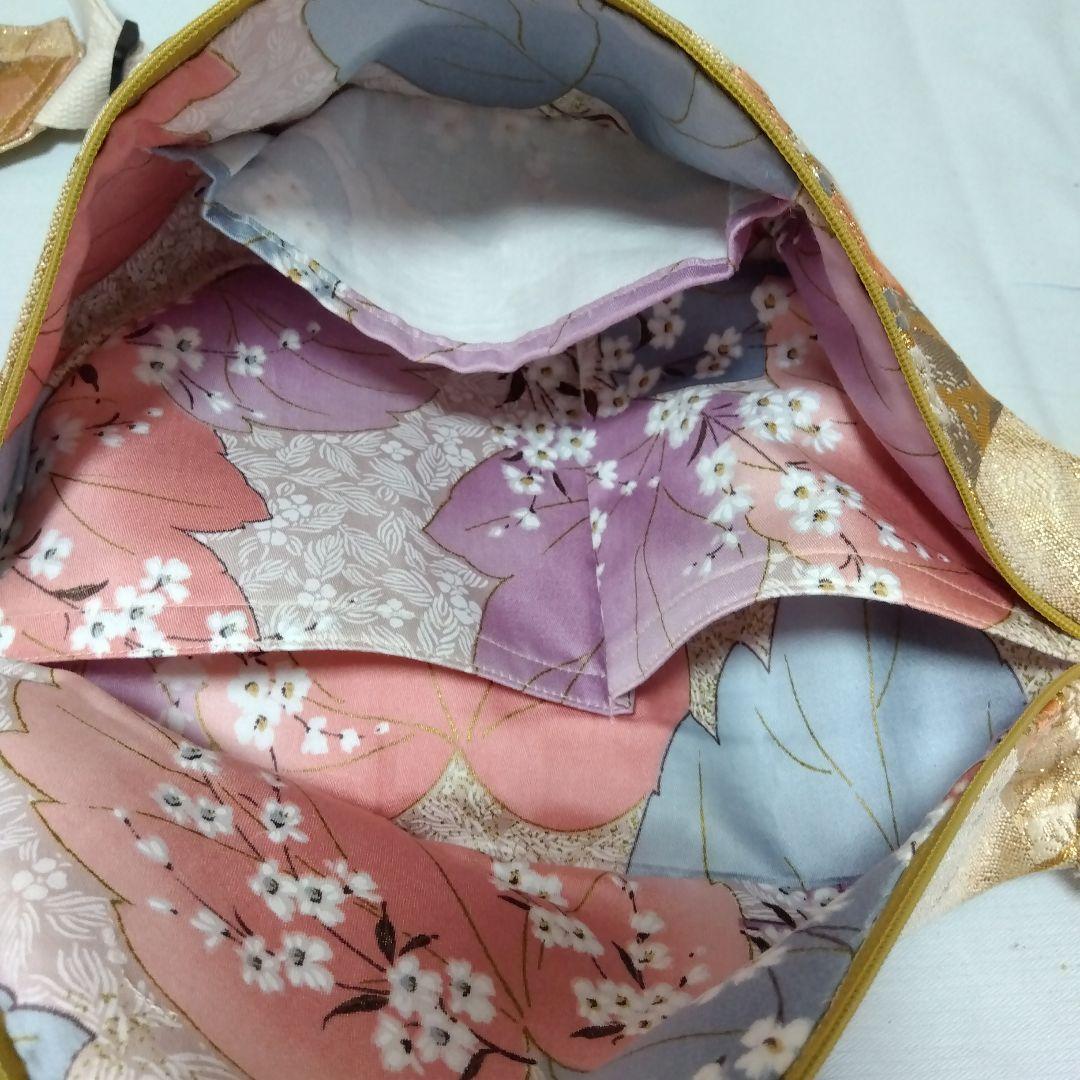 帯リメイク　リュック＆ウエストポーチ