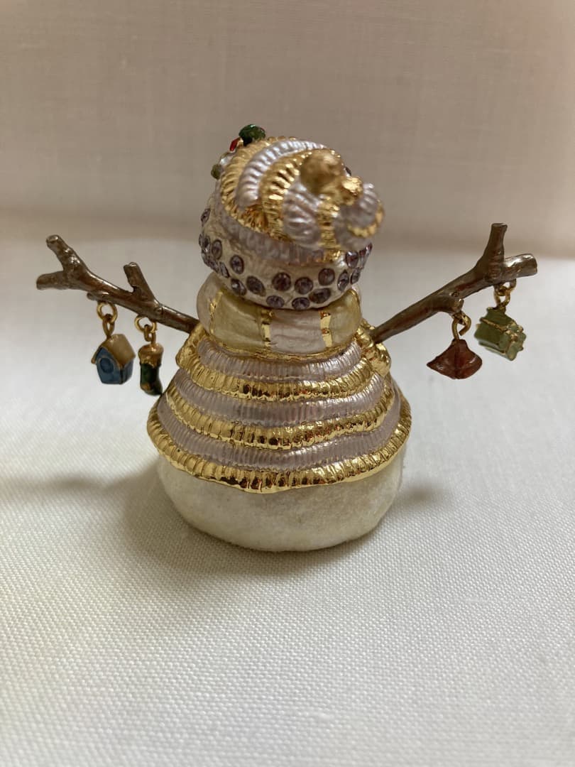 【20%OFF】雪だるま★ボックス★陶磁器★プレゼント★クリスマス