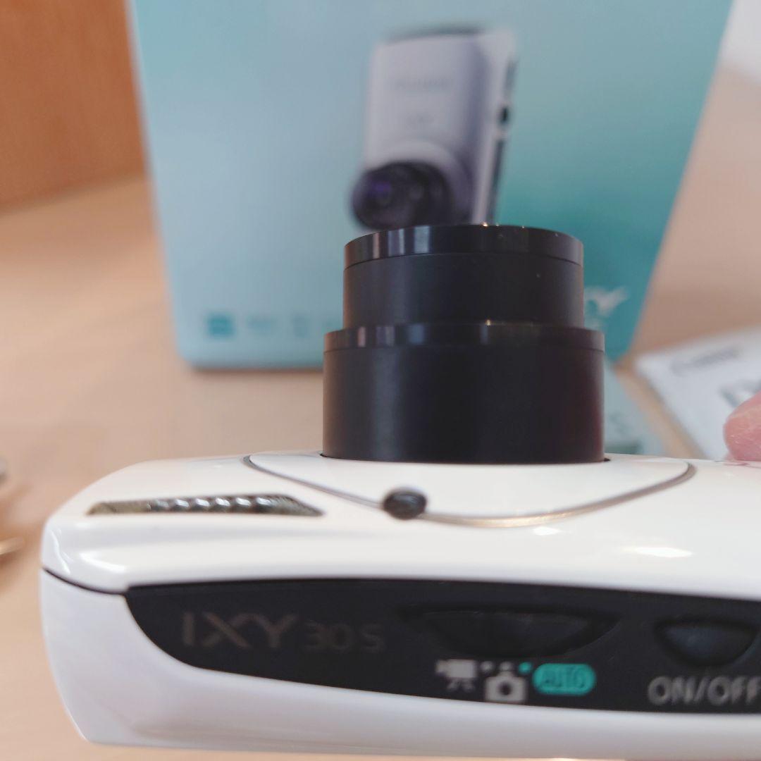 Canon IXY 30S ホワイト デジカメ コンデジ