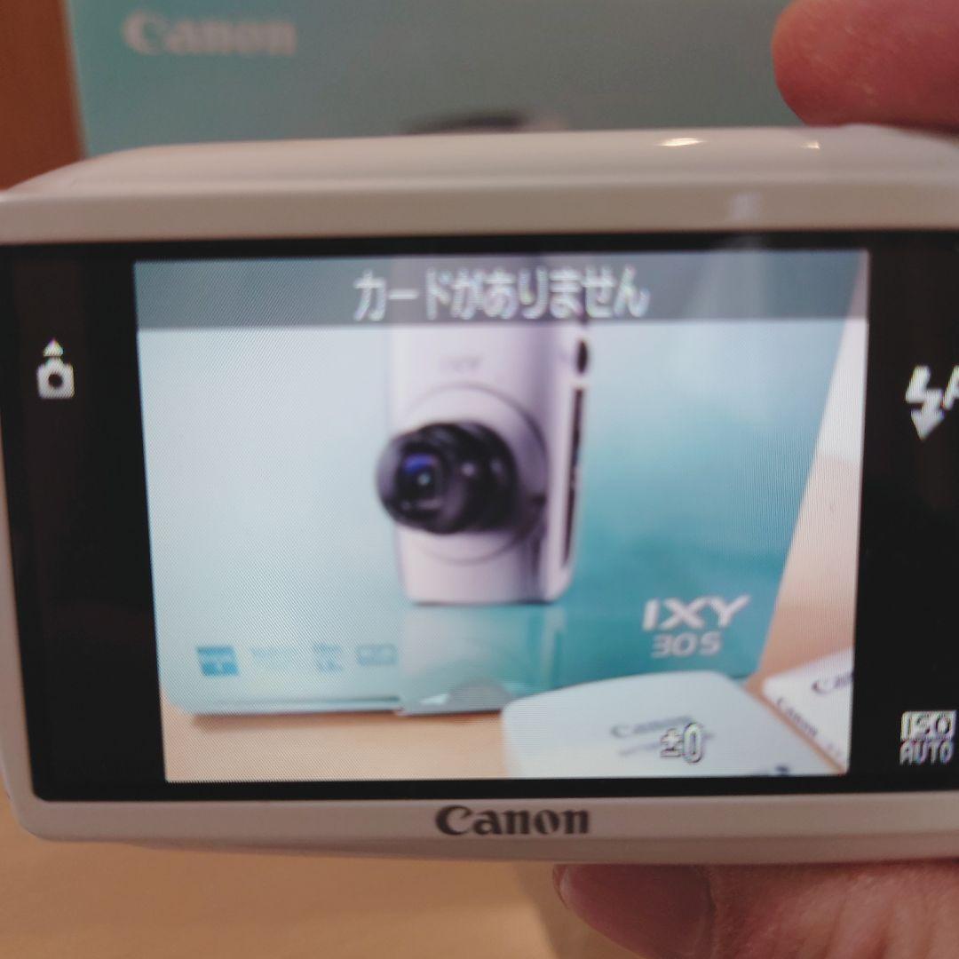 Canon IXY 30S ホワイト デジカメ コンデジ