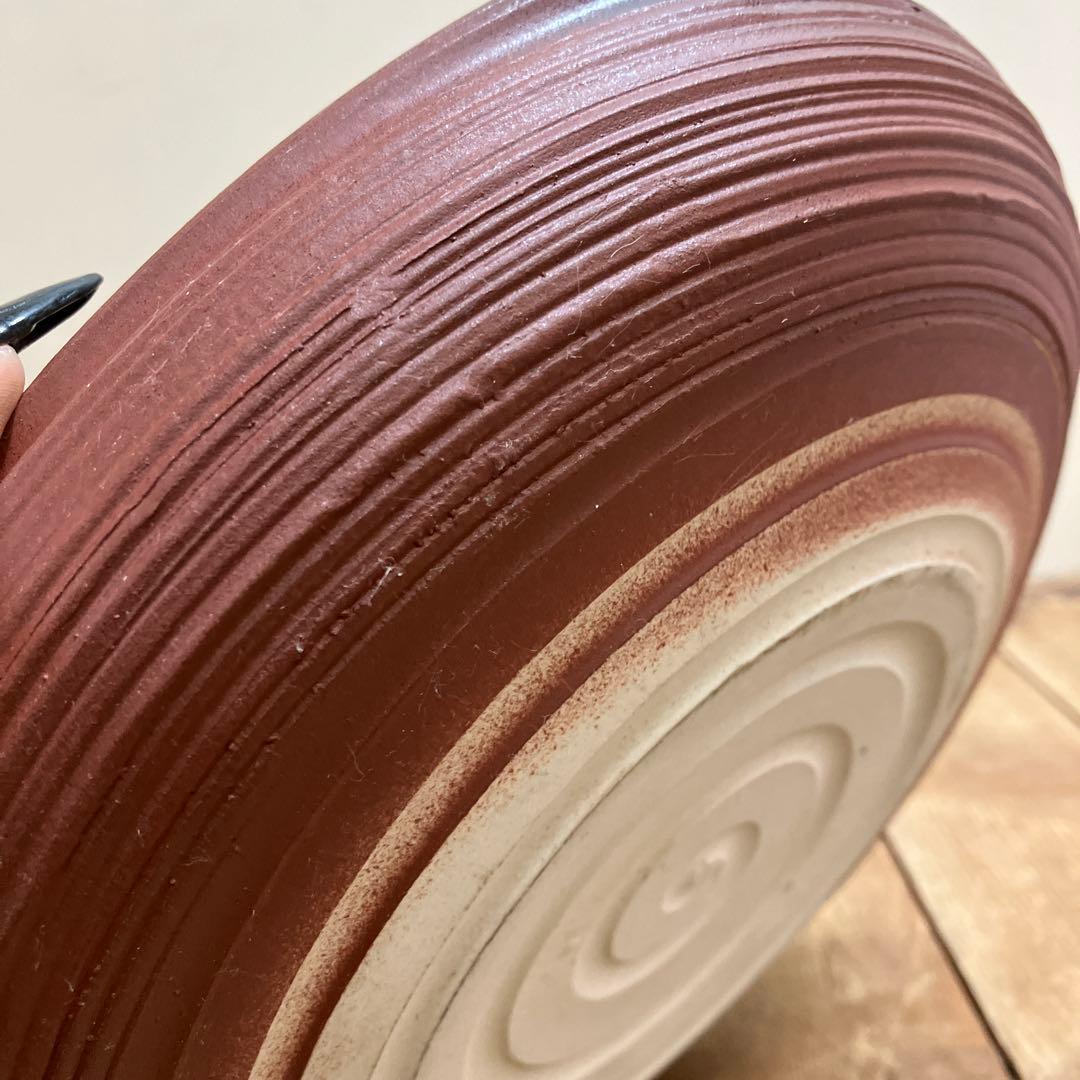 C-壁 昭和レトロ 水盤 花器 生け花 花入 花器 フラワーベース 陶器 鉢