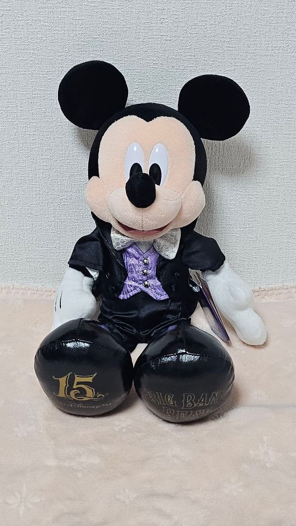 TDS ビッグバンドビートBBB ミッキー・ミニー ぬいぐるみ&ぬいば セット