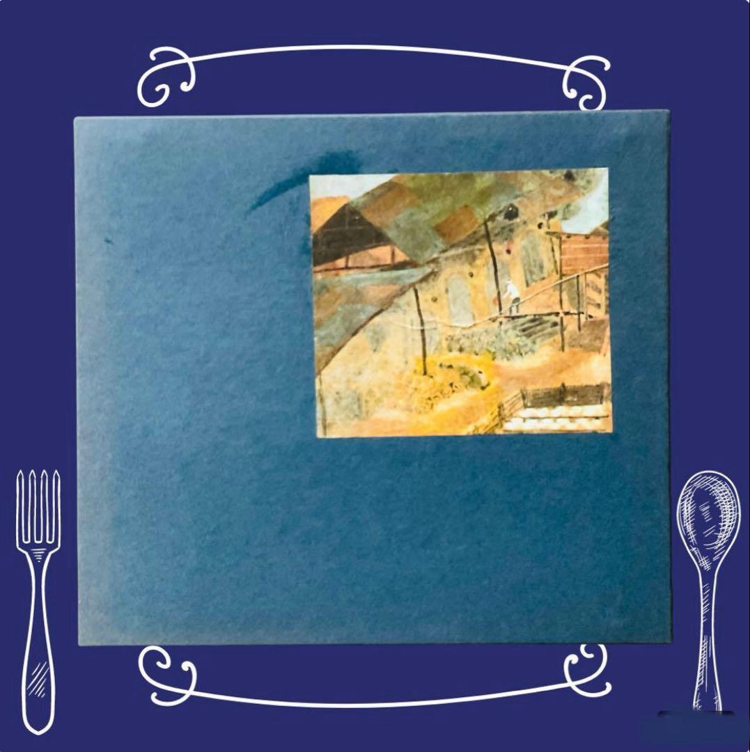 寿陶　四角　スクエア　ボール　スクエアプレート　スープ皿　青　小花模様　10枚