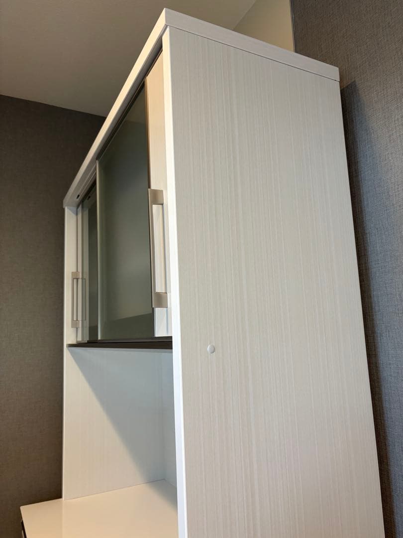 食器棚　ダイニングボード カップボード 幅約100cm ホワイト