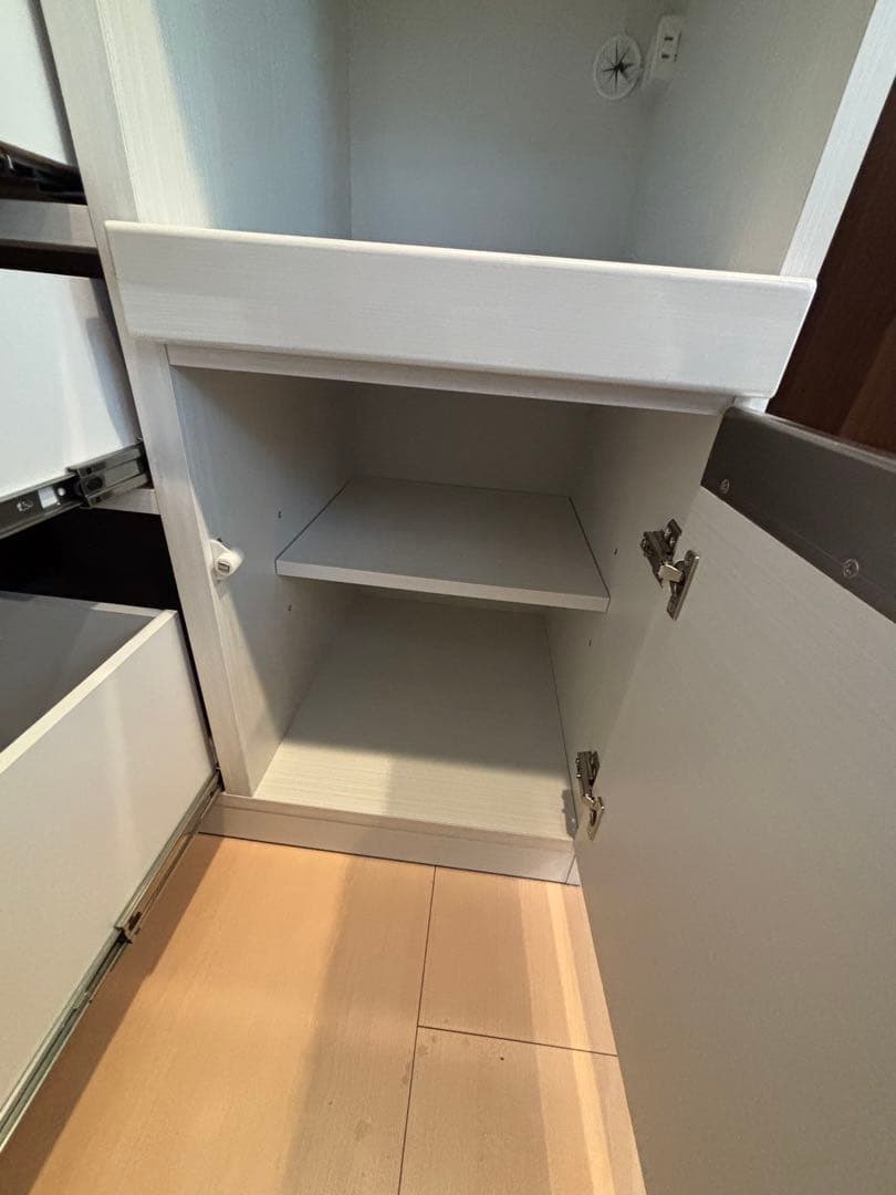 食器棚　ダイニングボード カップボード 幅約100cm ホワイト