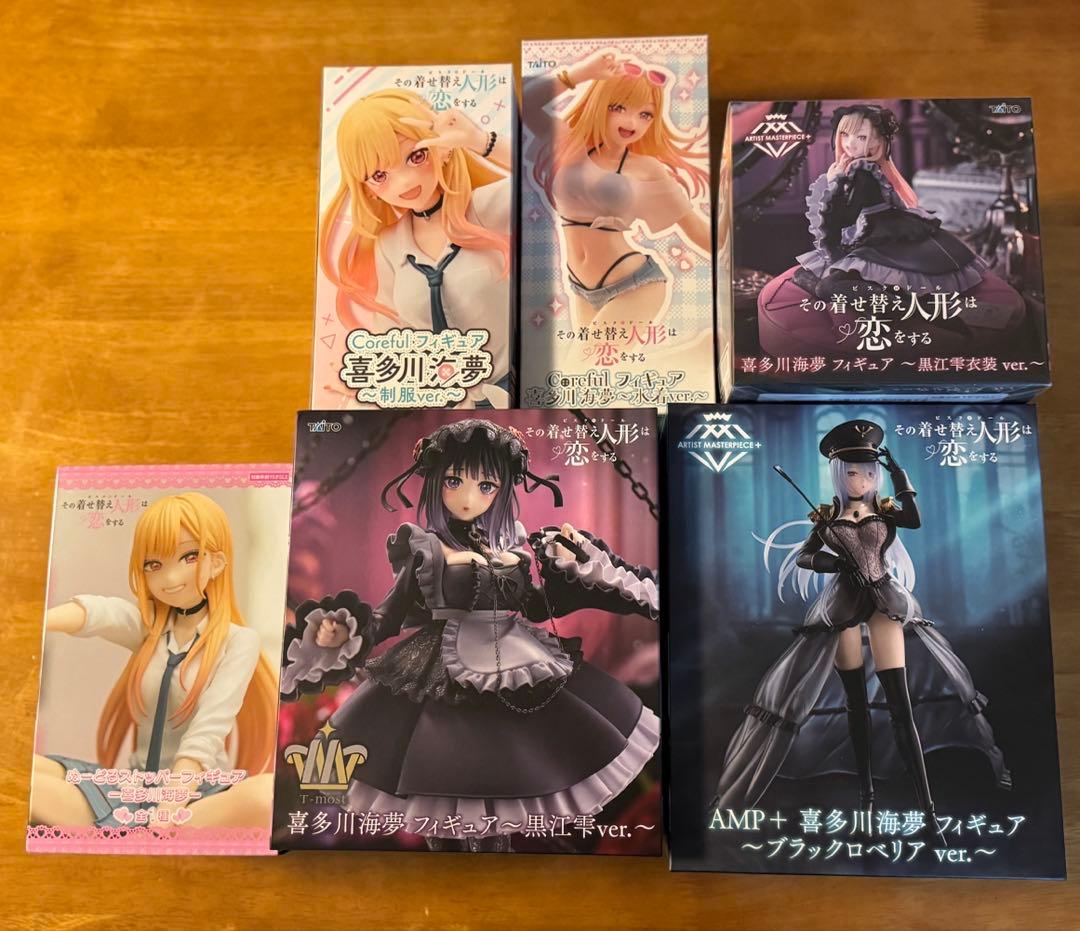 着せ恋 Coreful フィギュア 喜多川海夢　制服　水着　黒江雫　6体セット