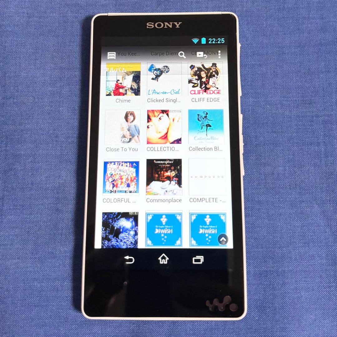 【超美品】SONY ウォークマン　NW-F885 16GB しろ　5005