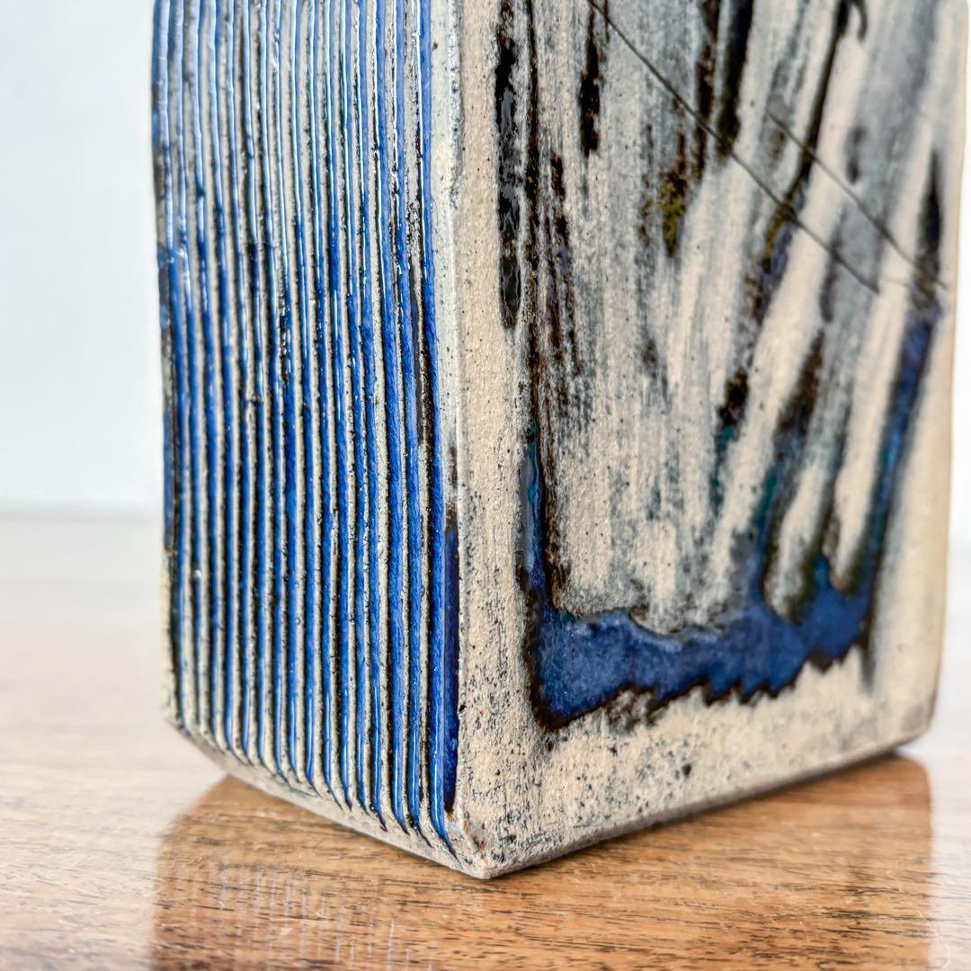 【ドイツ Studio pottery 花瓶】ミッドセンチュリー 380