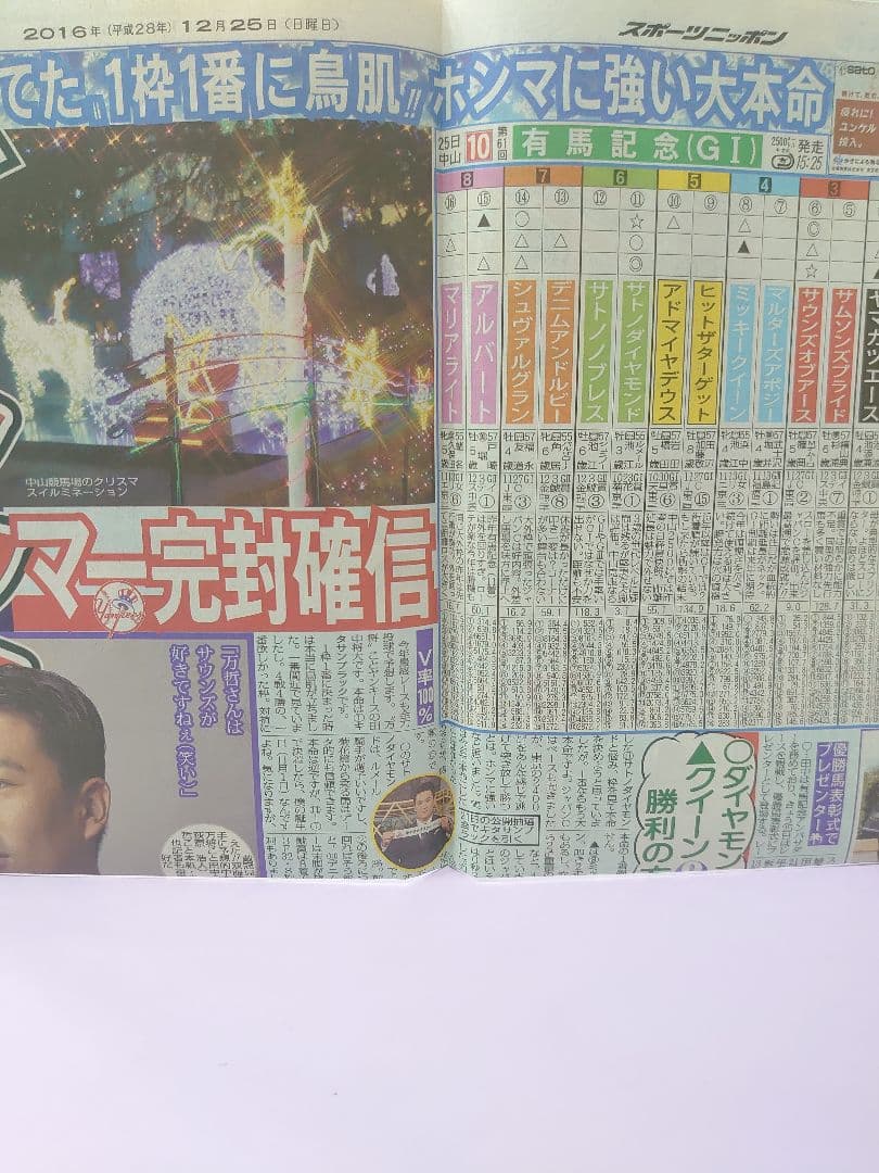 天海祐希 直筆サイン色紙 & STRONG ZERO 広告入り スポーツ新聞