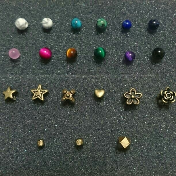 フラワークロス&スター ラップブレス