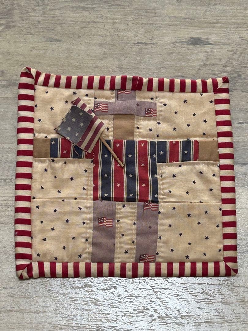 パッチワーク　12枚 フェリシモキット　カントリー雑貨