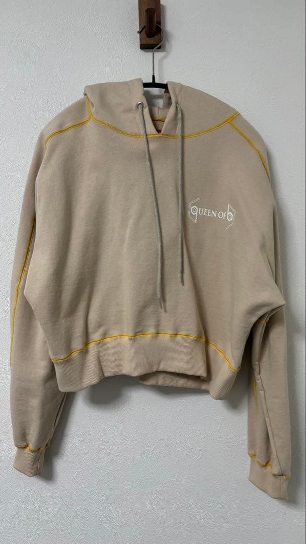 女王蜂 qb luxury sweat setup ベージュ　上下セット M