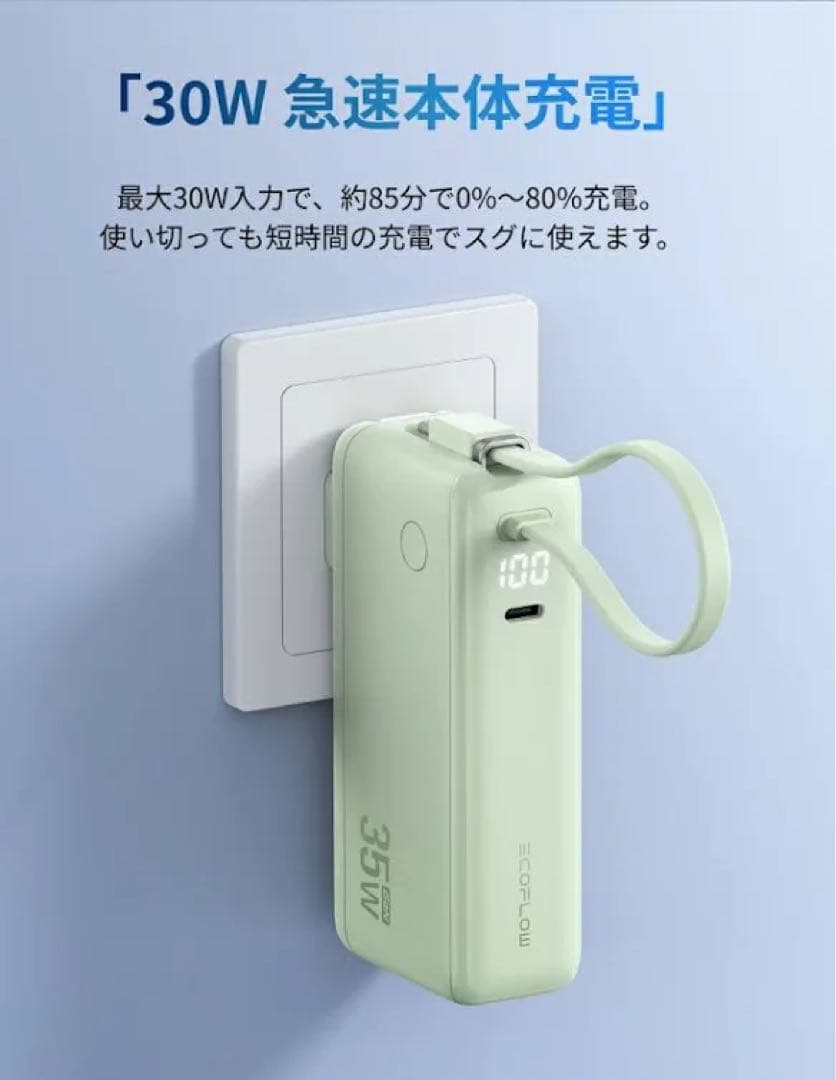 【新品未開封】EcoFlow RAPID 3-in-1 Power Bank