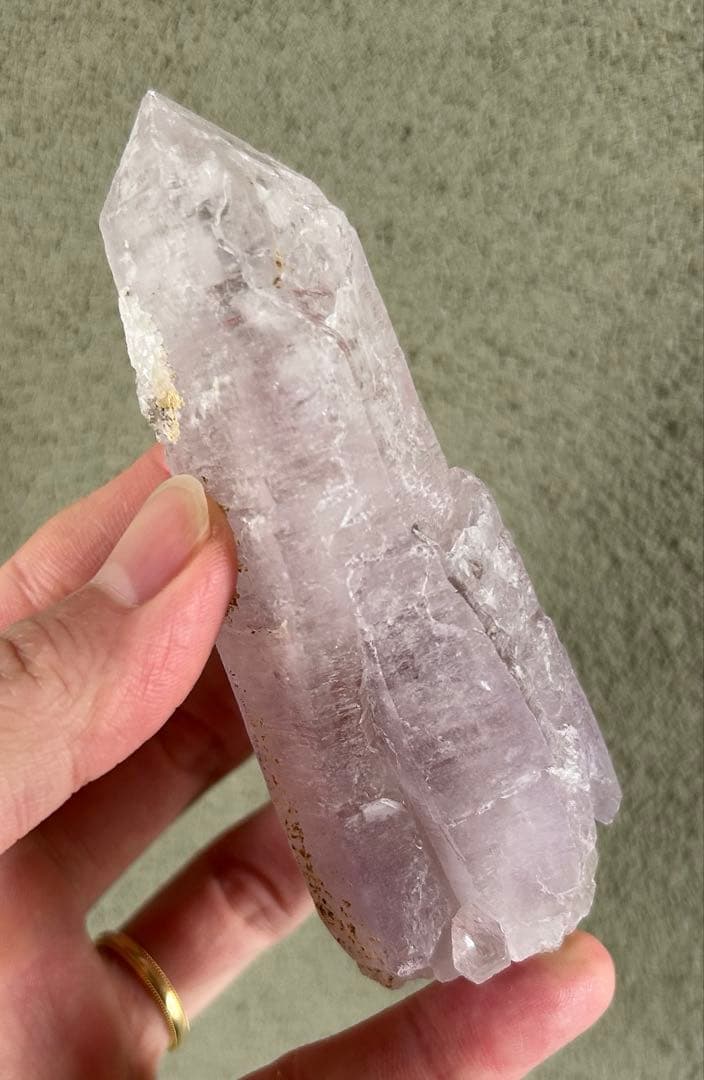 希少 メキシコ ゲレロ産 アメシスト 原石 セルフヒールド