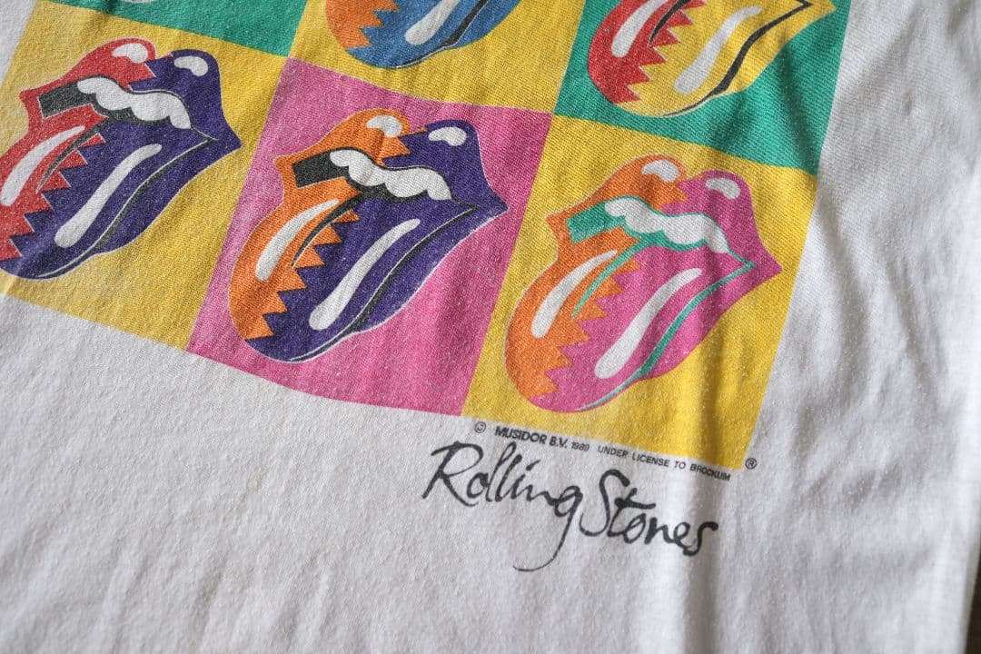 80'S ザ ローリングストーンズ 東京公演 バンドTシャツ 白L 90'S