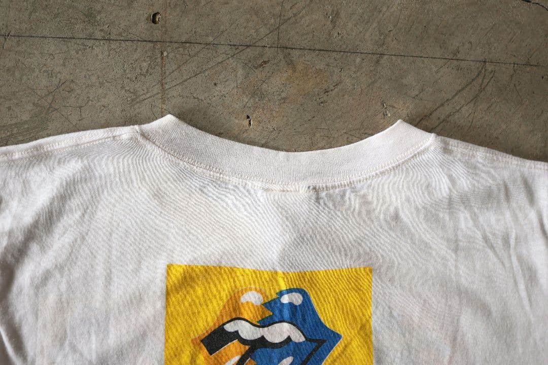 80'S ザ ローリングストーンズ 東京公演 バンドTシャツ 白L 90'S