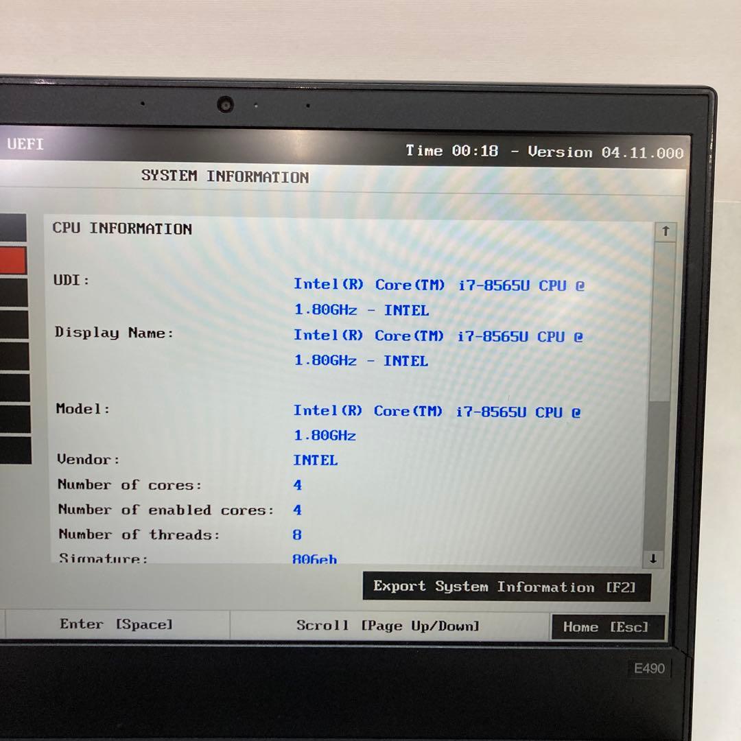 Lenovo ThinkPad E490 ノートパソコン