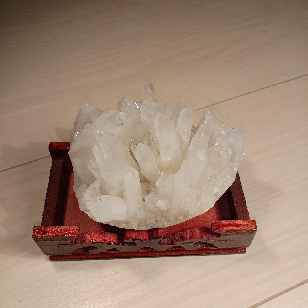 最高級ヒマラヤクラスター台座付き  470g  水晶  パワーストーン