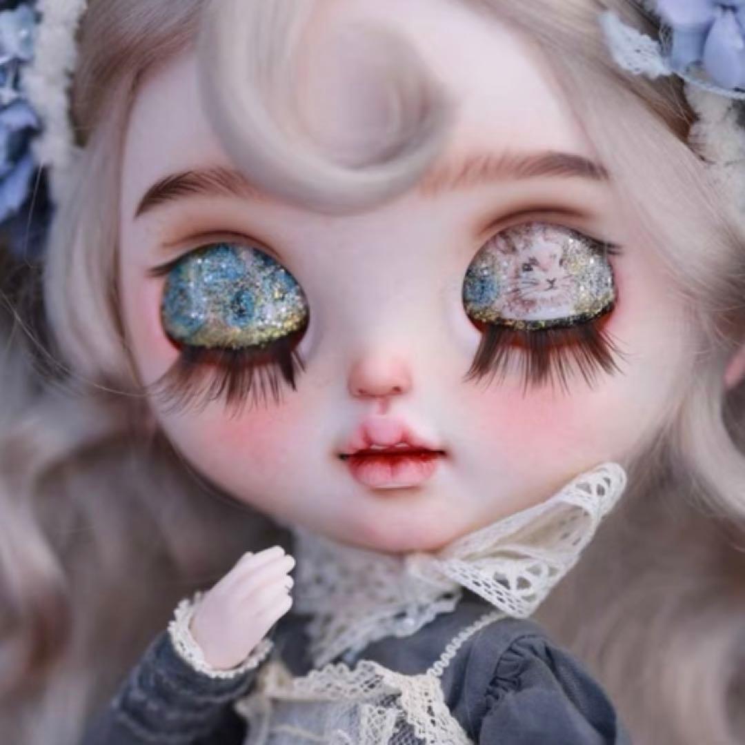 カスタムブライス フルセット かわいい 優しい 作家様 グレーブルー