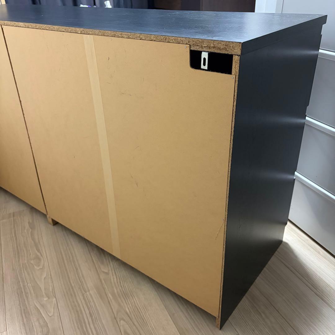 IKEA チェスト・タンス 160x78cm MALM マルム ブラック
