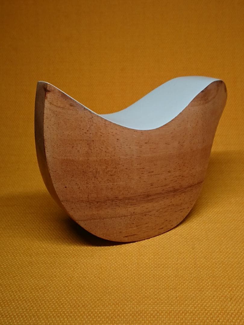 ビンテージ　北欧　鳥　バード　木製　置物　インテリア　工芸品　美術品　A1379