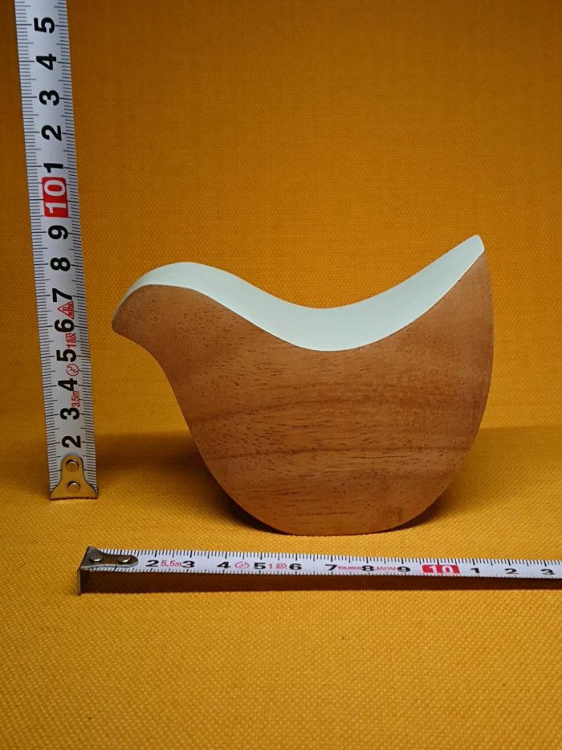 ビンテージ　北欧　鳥　バード　木製　置物　インテリア　工芸品　美術品　A1379