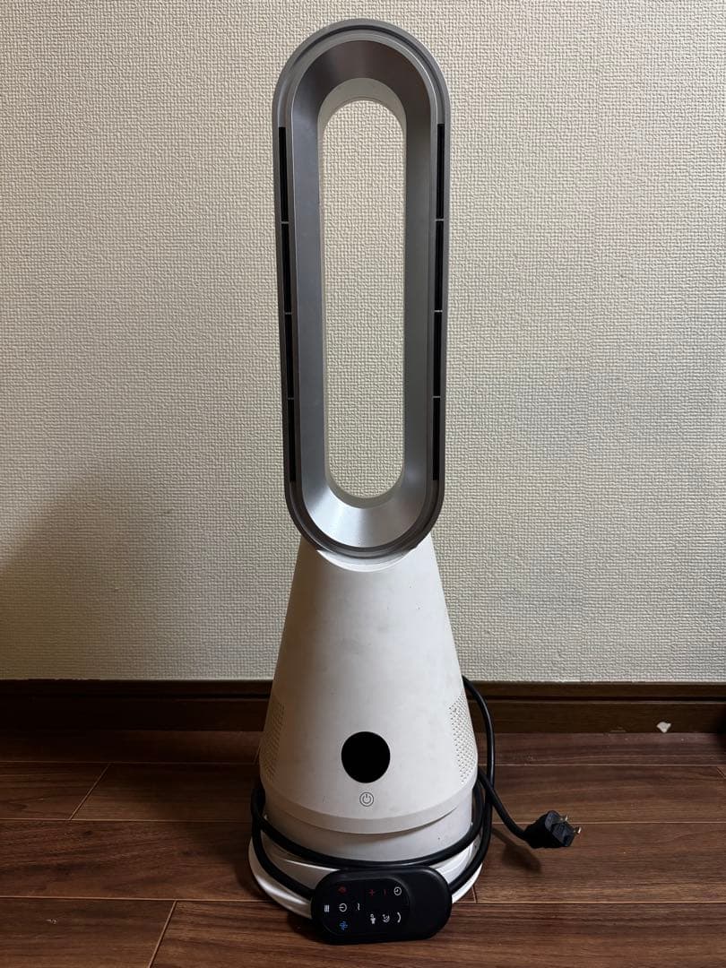 羽根なしタワー型扇風機 リモコン付き