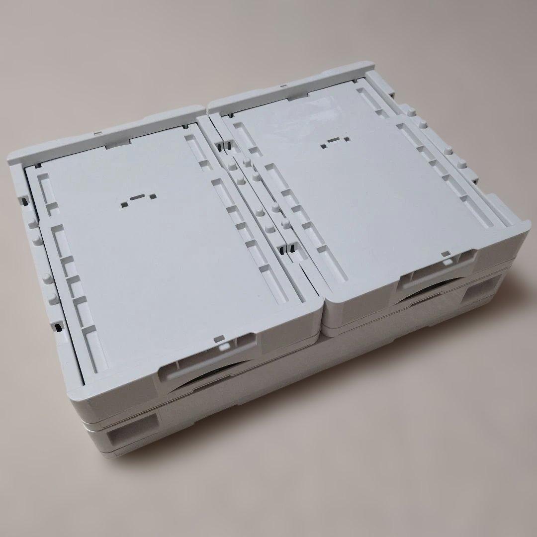 【美品】無印良品 折りたたみコンテナ 窓付き50L×1 20L×2 3個セット