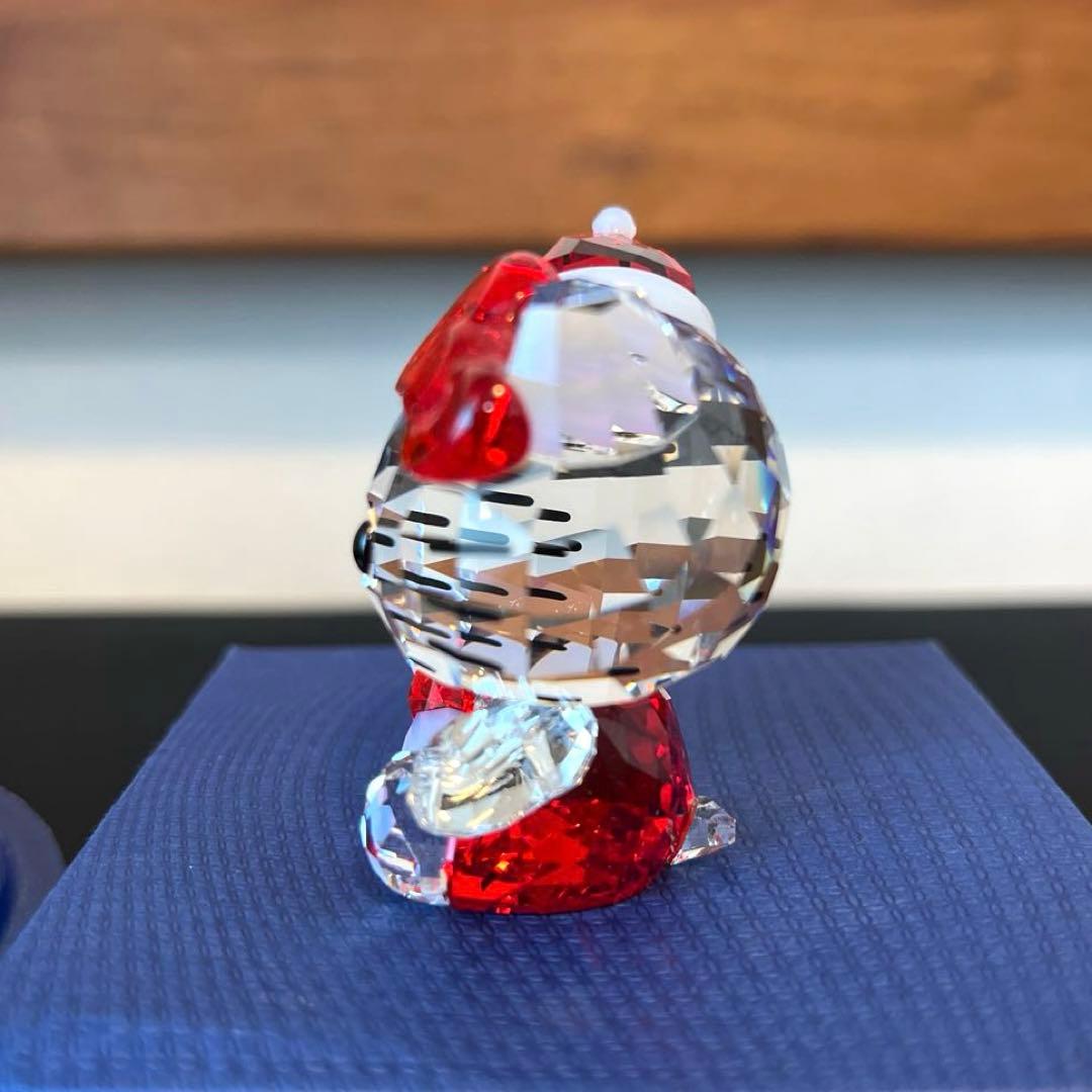 【希少】SWAROVSKI スワロフスキー ハローキティ サンタ クリスタル