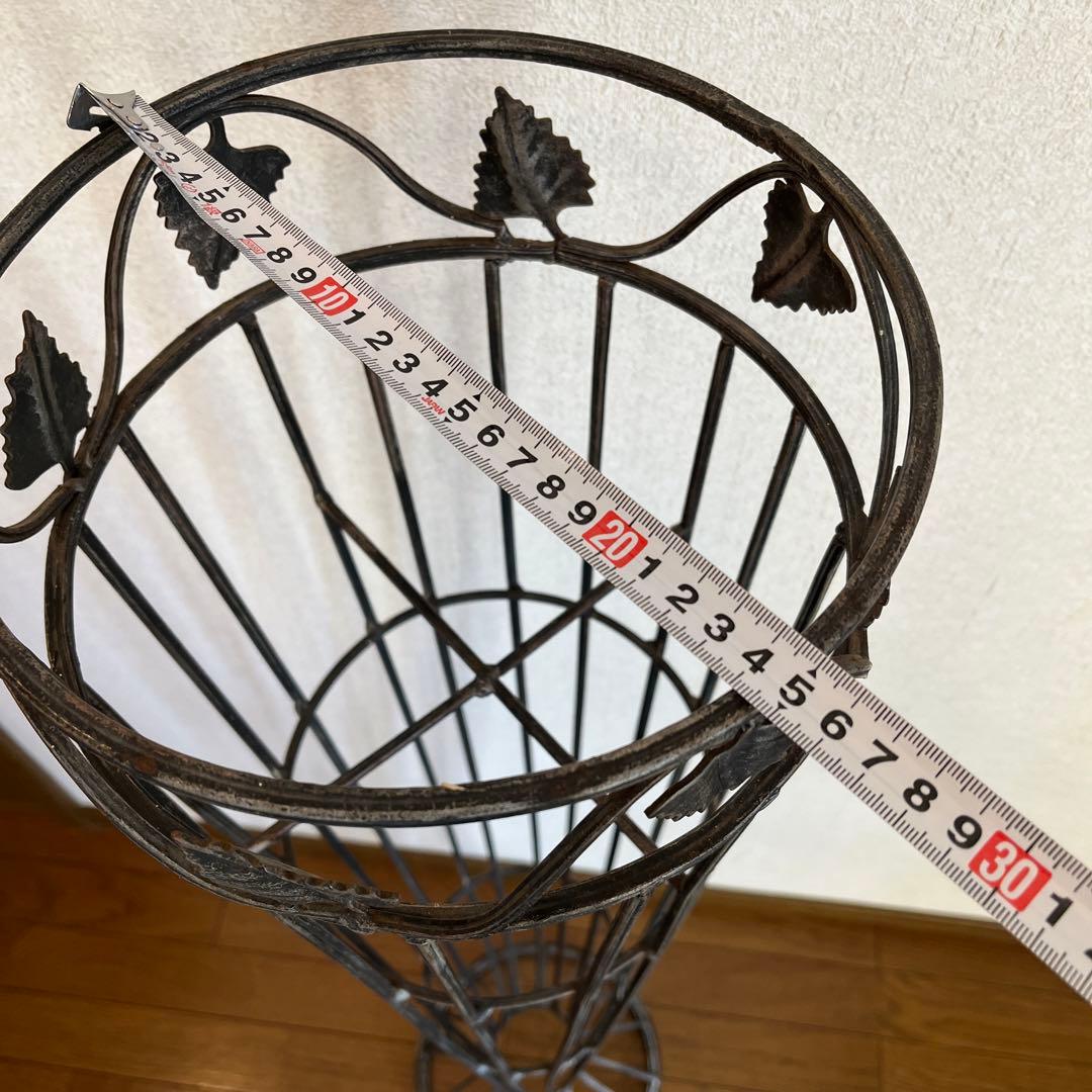 最終価格‼️送料込み！アイアン　鋳物　フラワースタンド　レトロ　アンティーク