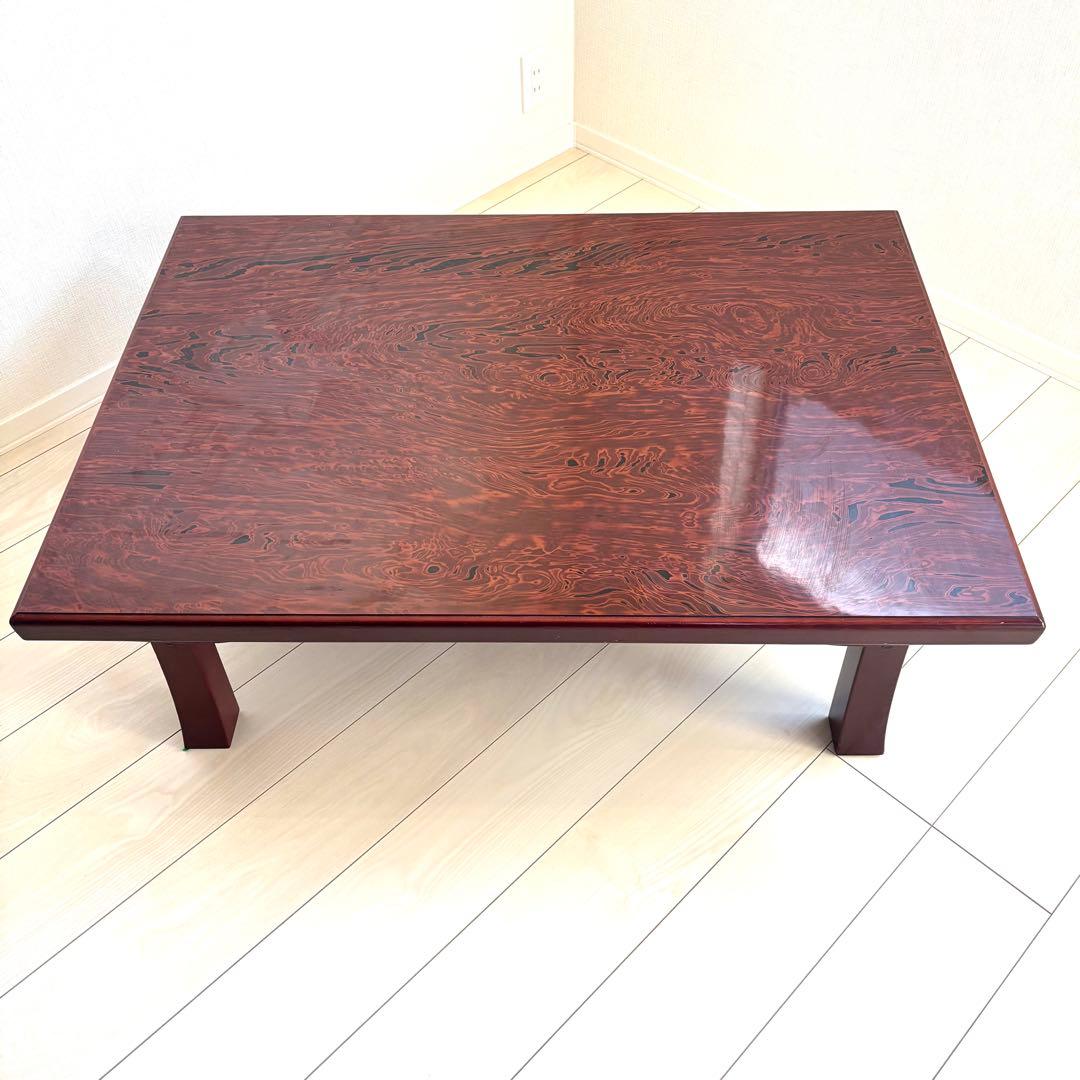 【美品】高級 折り畳み座卓 昭和レトロ アンティーク 職人手作り ちゃぶ台