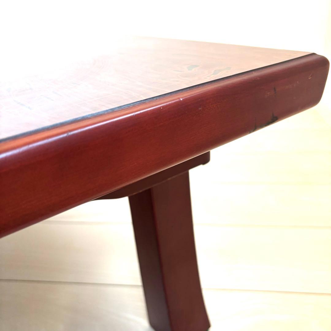 【美品】高級 折り畳み座卓 昭和レトロ アンティーク 職人手作り ちゃぶ台