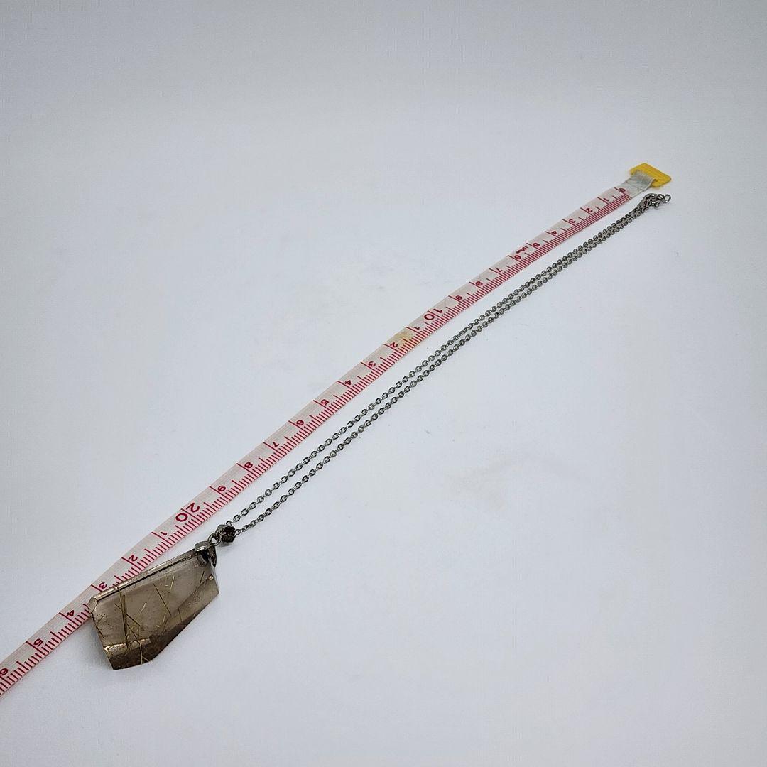 【黄金の輝きとポジティブエナジーをあなたへ】ゴールドルチルクォーツネックレス