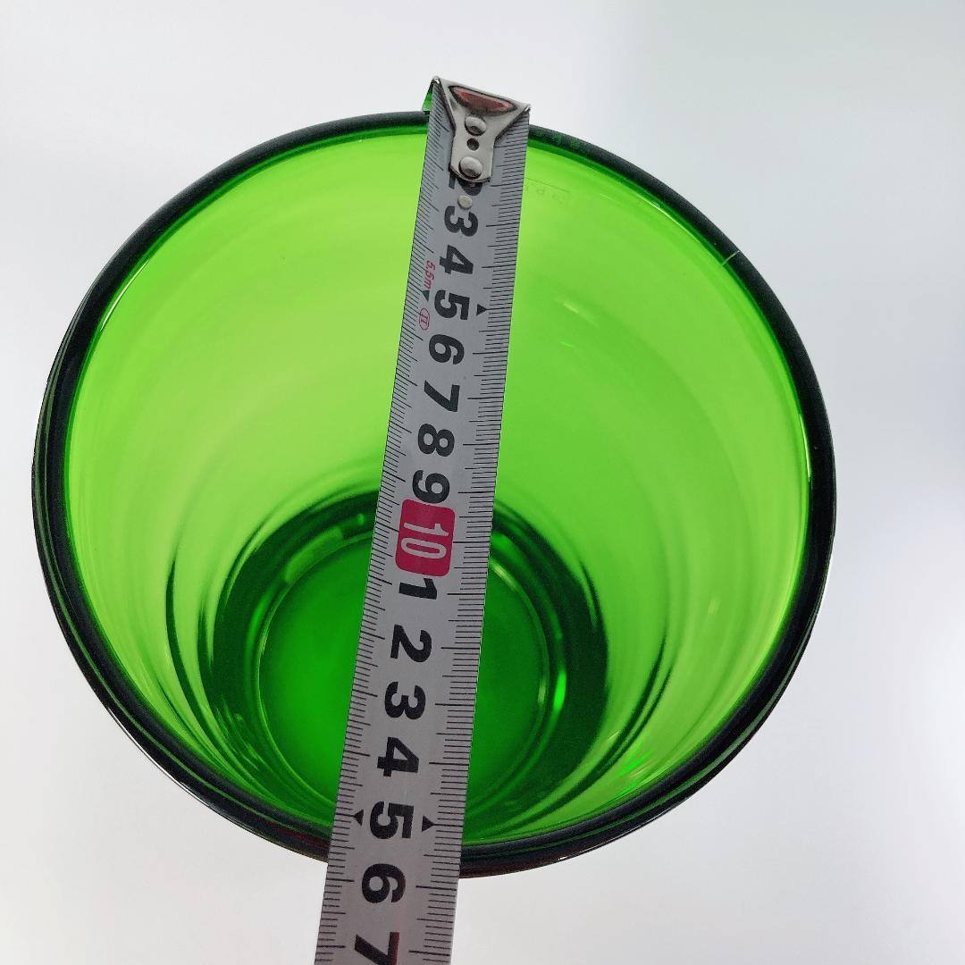 LSA エルエスエー フラワーベース グリーン　花瓶　|4207|