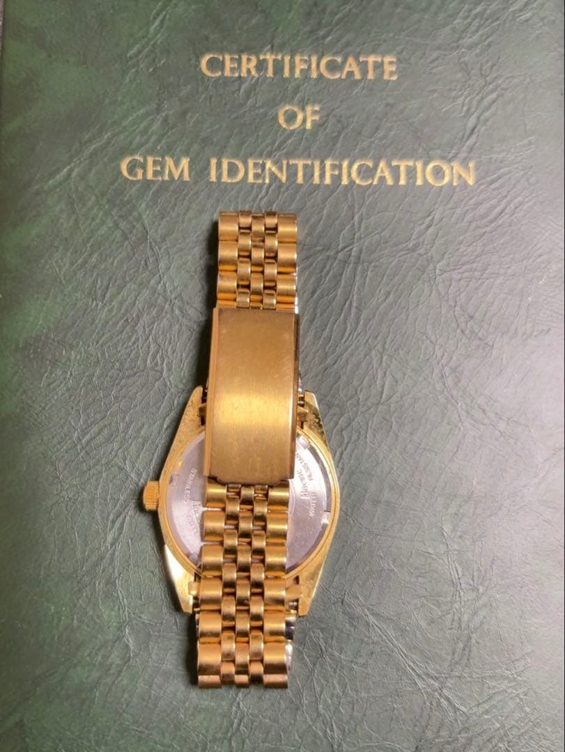 【宝石鑑別書】クロイゼ ダイヤモンド付き腕時計 動作未確認