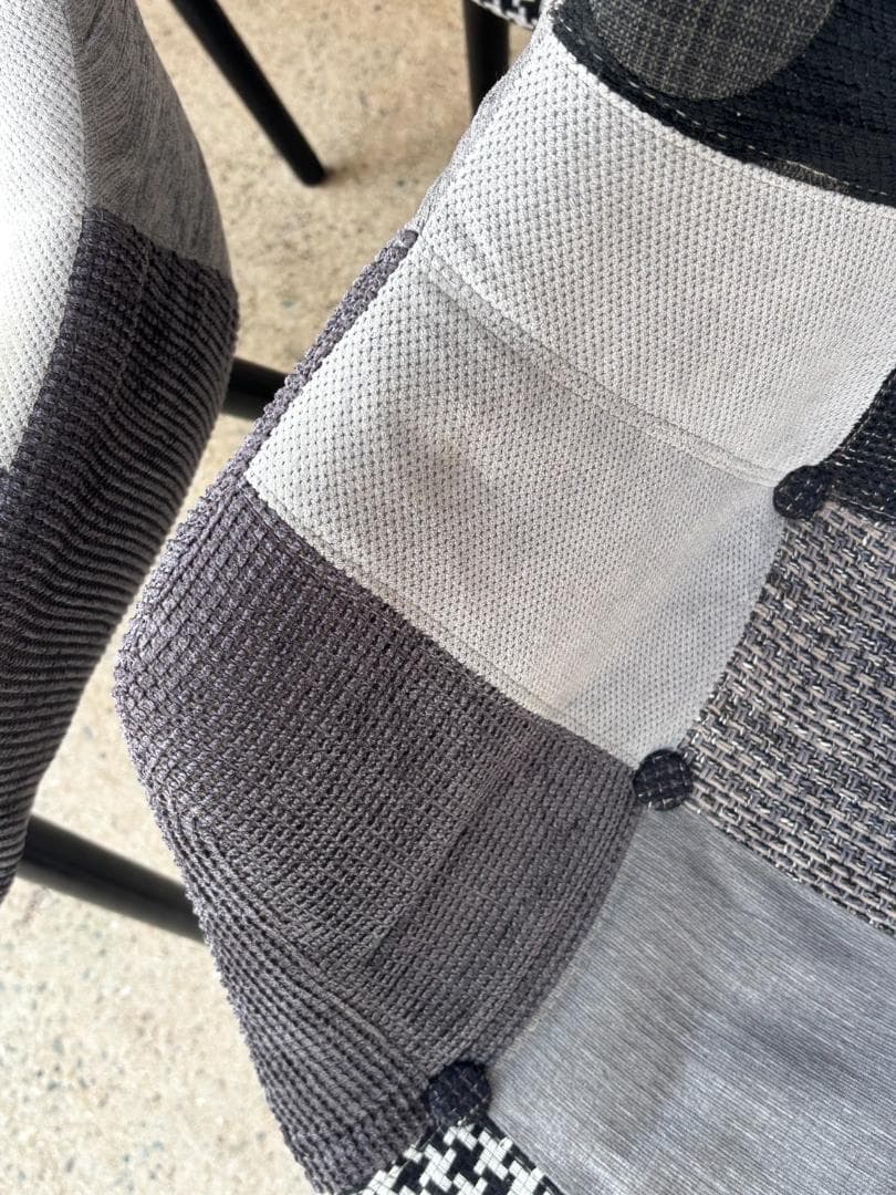 ☆引き取り限定☆ パッチワークデザイナーチェア / 2脚セット