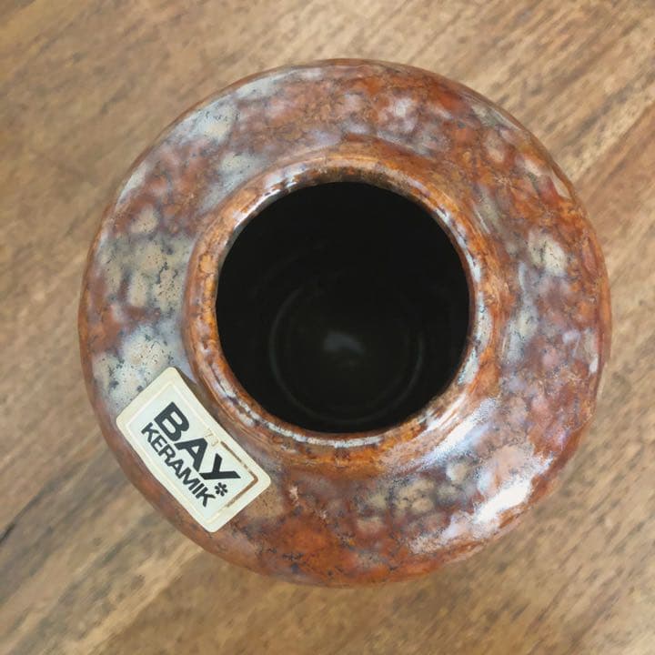 【ドイツ BAY Keramikの花瓶】ミッドセンチュリー 24