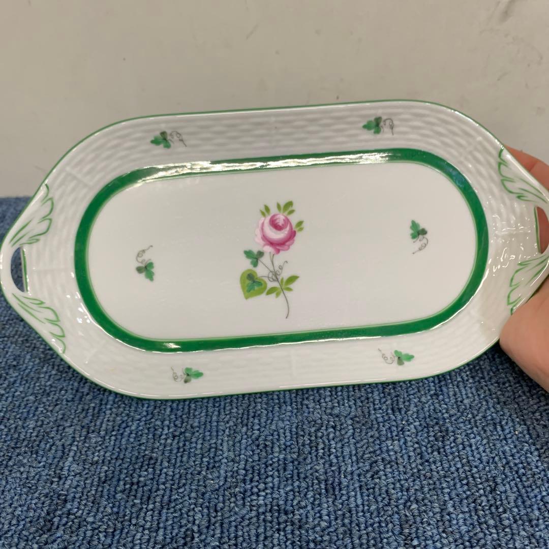 HEREND ヘレンド ウィーンの薔薇 サービストレー 23cmコースター 小皿