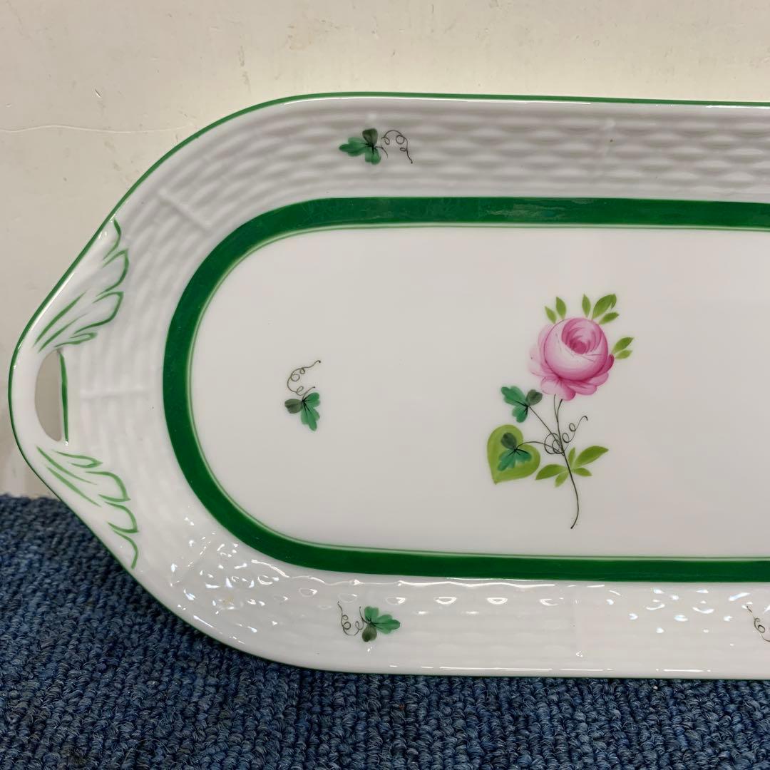 HEREND ヘレンド ウィーンの薔薇 サービストレー 23cmコースター 小皿