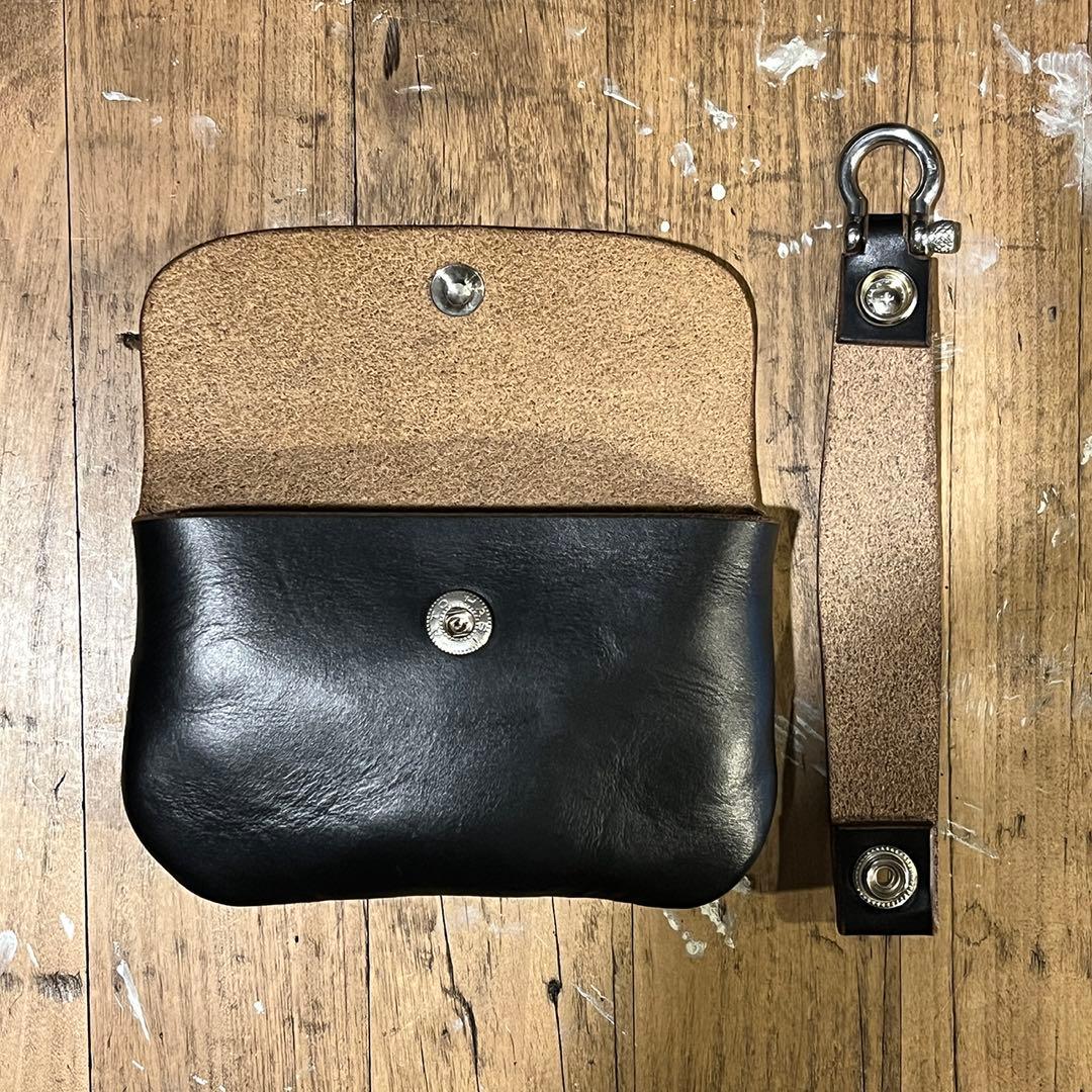 クロムエクセル 茶芯 コンパクトウォレット ベルトループ ミニウォレット #09